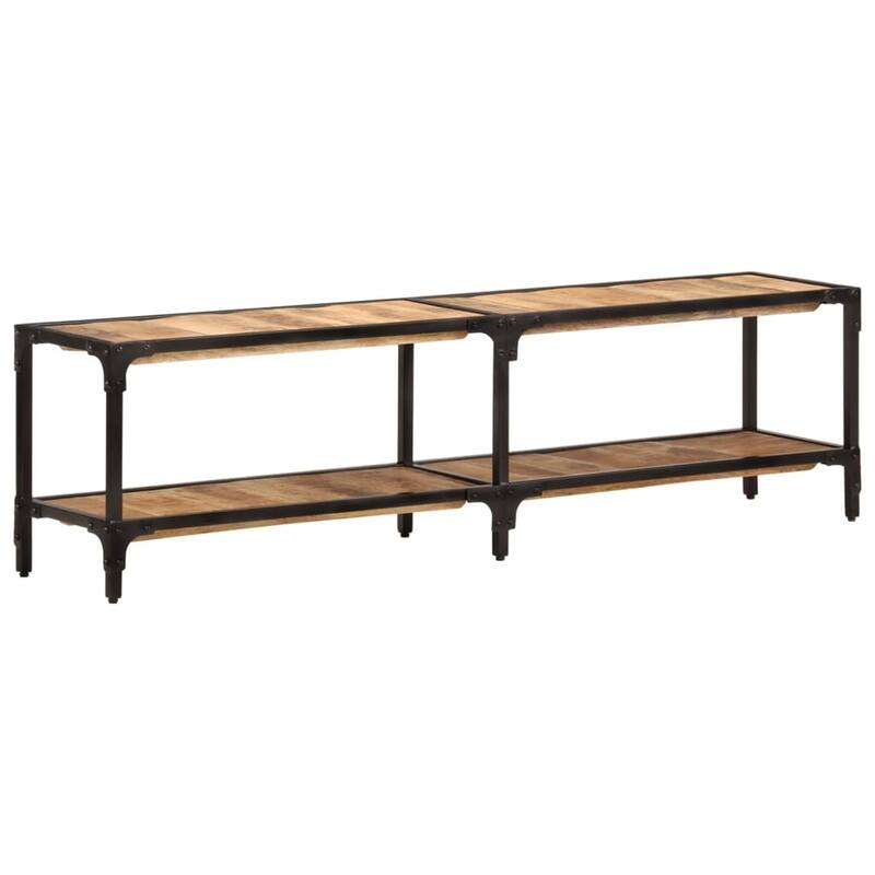 vidaXL TV Stand 59.1"x11.8"x16.1" Solid Wood Reclaimed - 59.1" x 11.8" x 16.1" - Brown