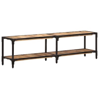 vidaXL TV Stand 59.1"x11.8"x16.1" Solid Wood Reclaimed - 59.1" x 11.8" x 16.1"