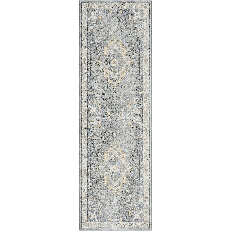 Addalyn French Country Medallion Area Rug