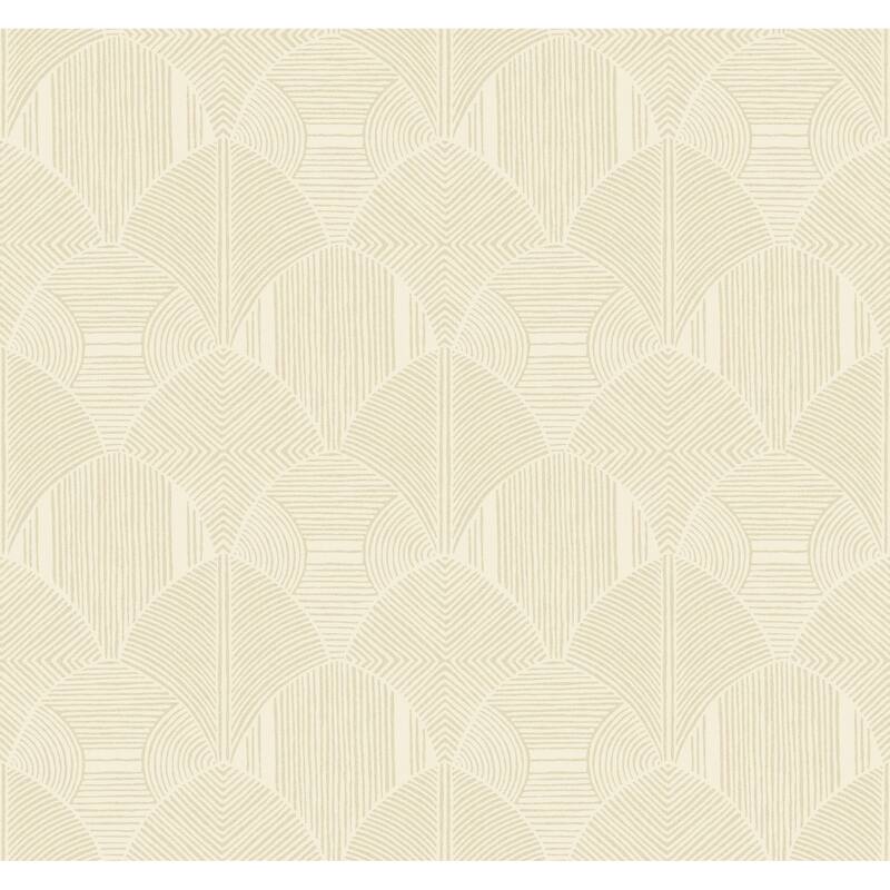 A-Street Prints Meyberg Khaki Geometric Wallpaper
