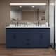 Option Dark Blue / White Quartz Top / Matte Black