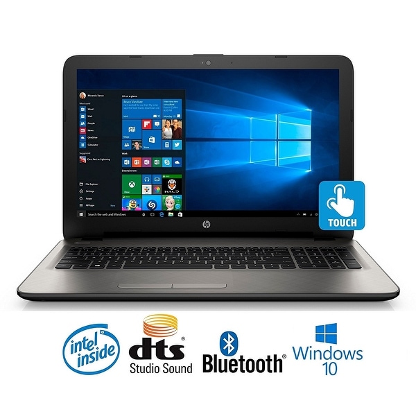 HP 17-X020, Intel Core i3-5005U, 8GB, 17.3" HD+ WLED Touch screen Win 10 Laptop (Certified Refurbished) - Silver
