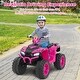 preview thumbnail 9 of 36, 24V Kids Ride-On Electric ATV with Wireless Connection for Toddlers 3-8 Years Old - 42" x 25" x 29" Pink