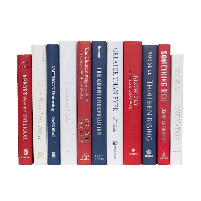 Books Red Decorative Accessories: Americana ColorPak