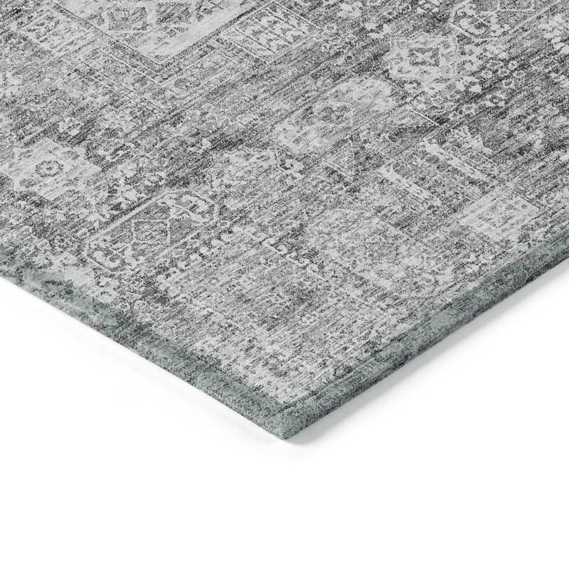 HomeRoots Oriental Transitional Rectangle Outdoor Rug