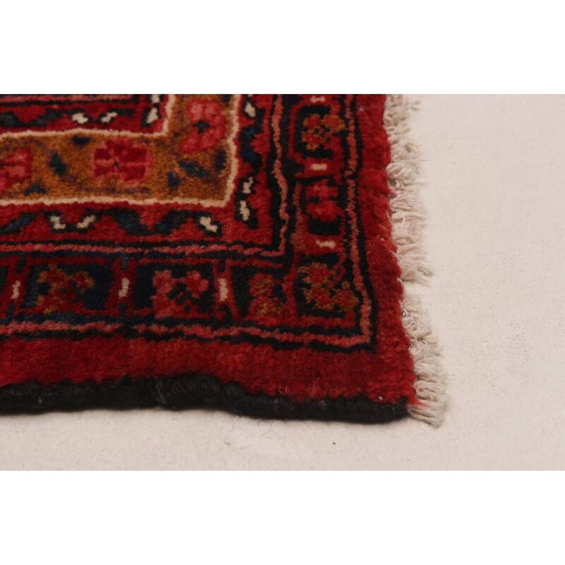 ECARPETGALLERY Hand-knotted Andelz Navy Wool Rug - 3'7 x 10'11