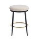 preview thumbnail 8 of 22, Modern 24.75" Set of 2 Bar Stools with Foam Padded Seat, Metal Legs for Dining Room Living Room and Bedroom