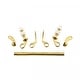preview thumbnail 9 of 7, Solid Brass Adjustable Toilet Seat Hinges with Hardware - Renovators Supply