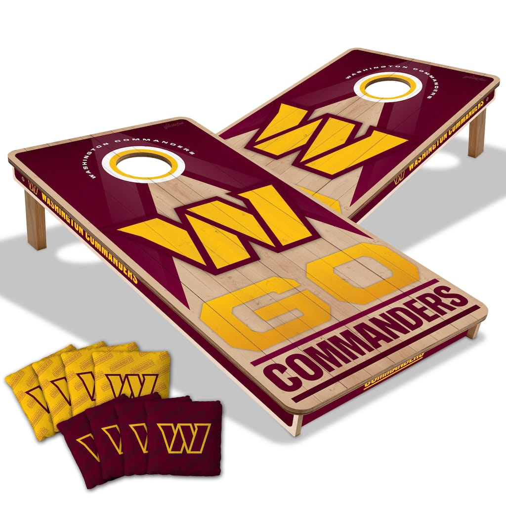 Washington Commanders NFL 2x4 Professional Cornhole Board Set