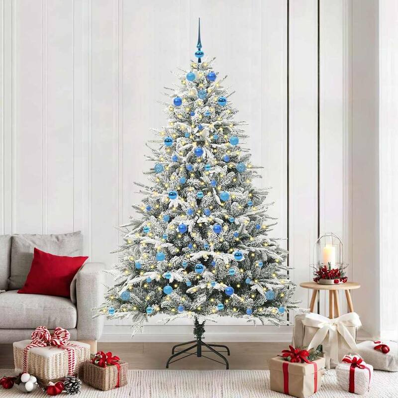 vidaXL ArtificialChristmasTree with Stand Green 114 x 114 x 210 cm PVC - 82.7