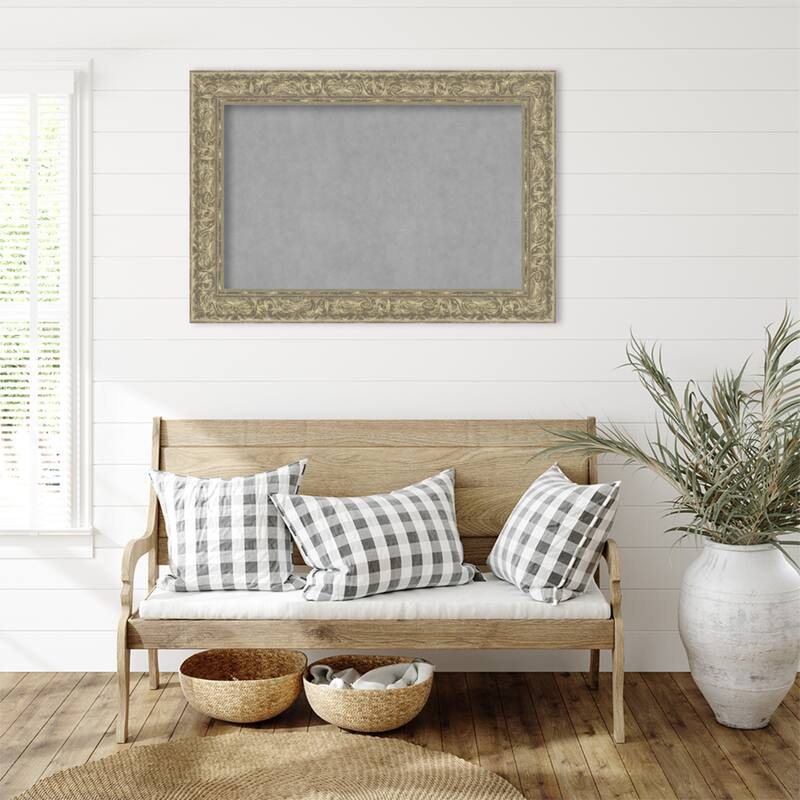 Amanti Art Luxe Antique Silver Framed