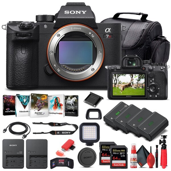 Sony Alpha a7R IV Mirrorless Camera Body Only ILCE7RM4/B - Pro Bundle ...