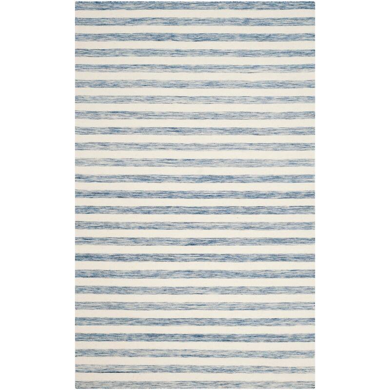 SAFAVIEH Dhurries Aiva Hand-knotted Stripe Area Rug