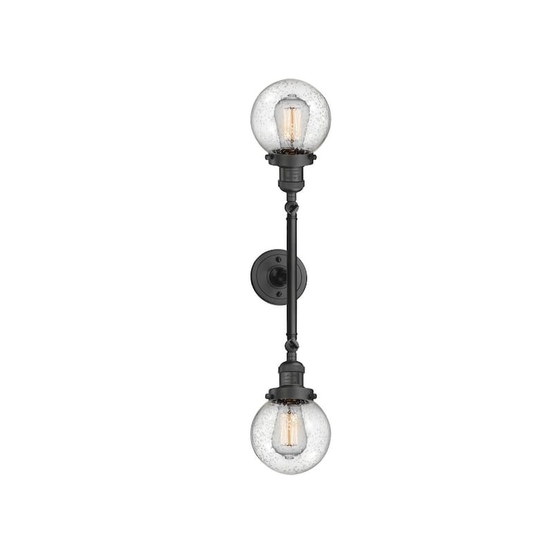 Innovations Lighting Beacon 2 Light 23" Wide Bathroom Vanity Light - Oil Rubbed Bronze / Seedy