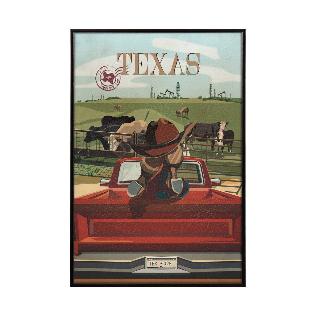 Texas "Go" Series Made To Order Canvas Art
