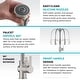 preview thumbnail 29 of 139, Kraus Britt Commercial 3-Function 1-Handle Pulldown Kitchen Faucet