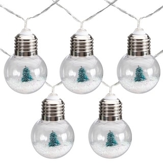 10 B/O LED Warm White Garland Christmas Lights - 3.25 ft Clear Wire - Bed  Bath & Beyond - 32265301