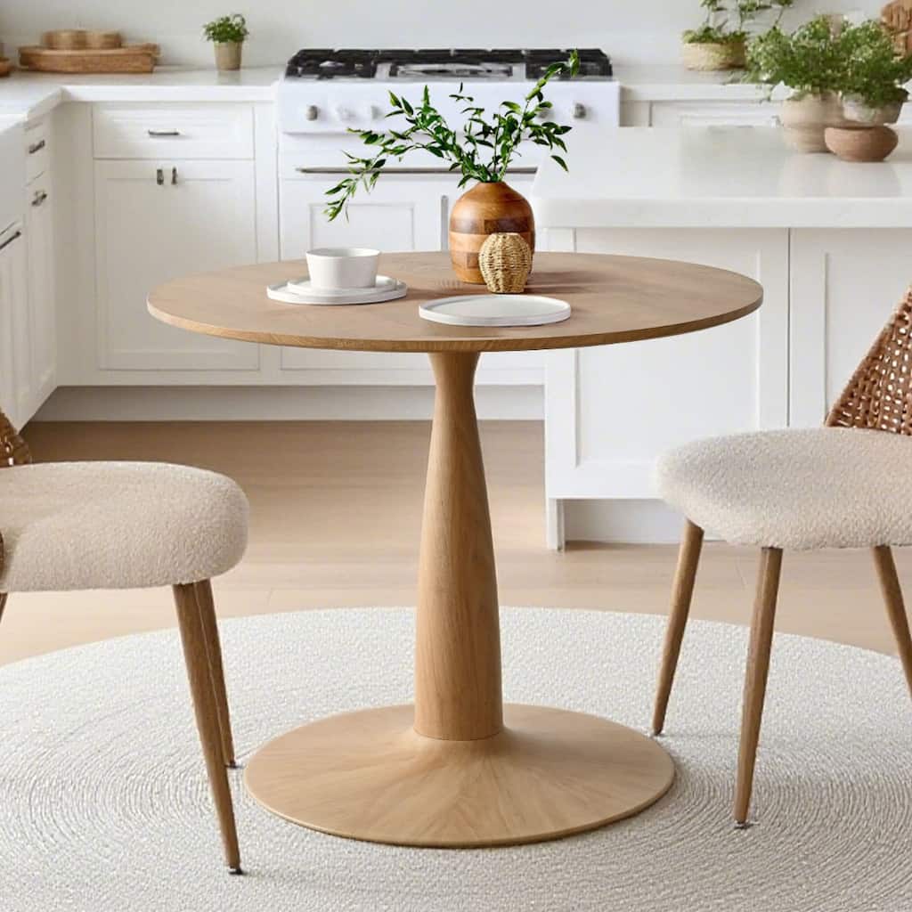 Round Pedestal Dining Table