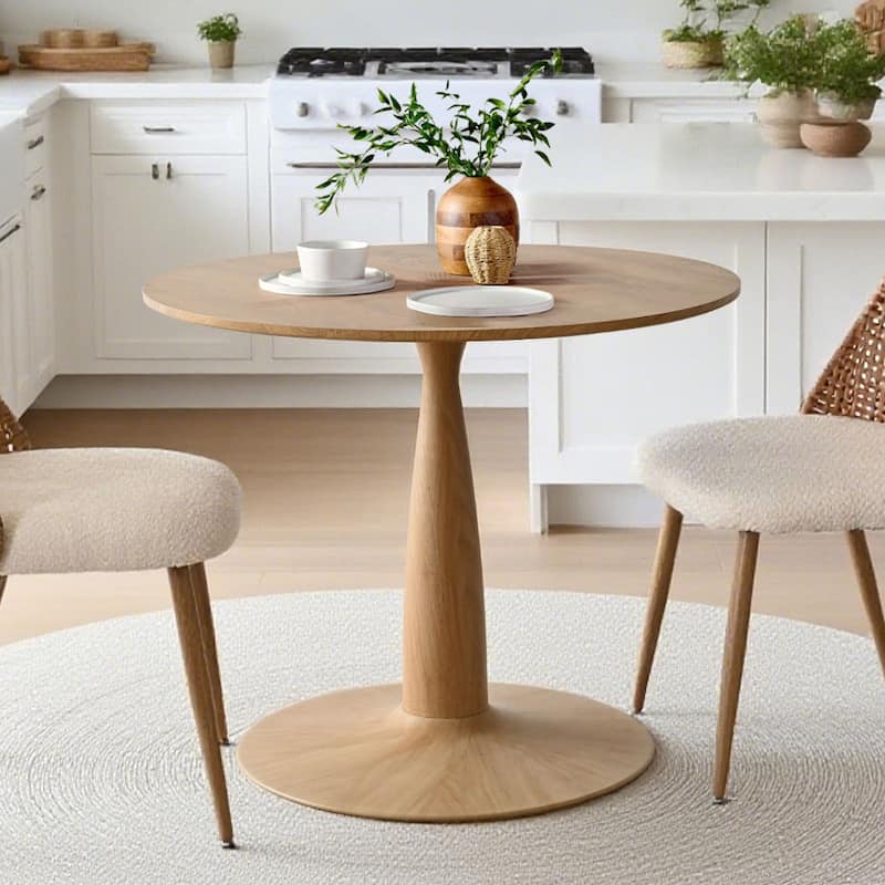 Round Pedestal Dining Table