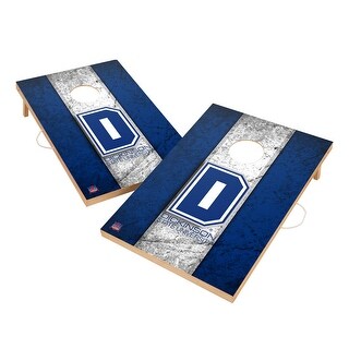 Vintage Dickinson State University Blue Hawks Regulation 2x4 Cornhole Set