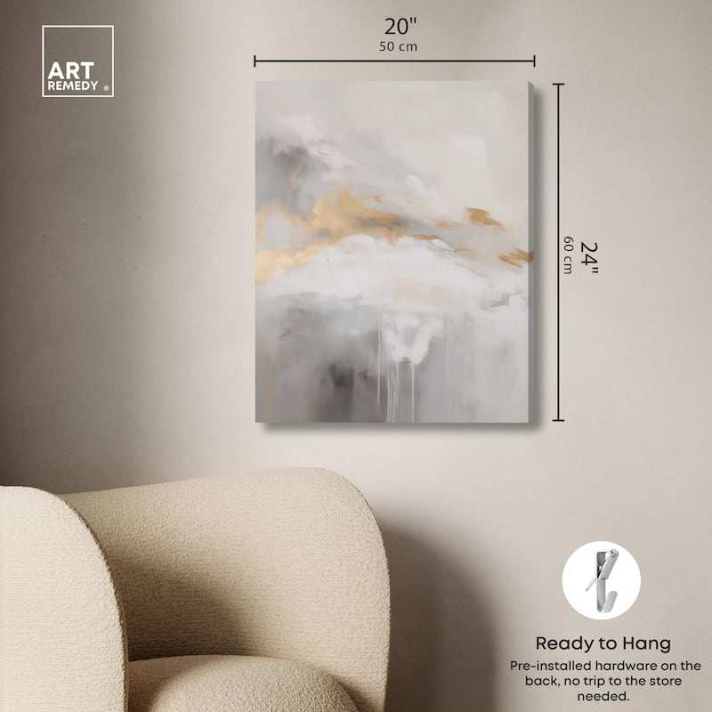 Mellowed Mist I Canvas by Art Remedy, Gallery Wrapped