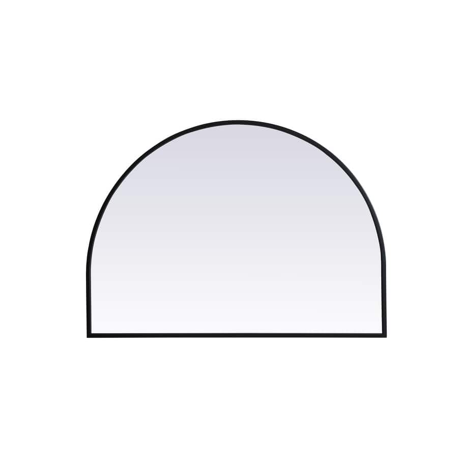 Indigo Home Metal Frame Arch Mirror 33x24 Inch