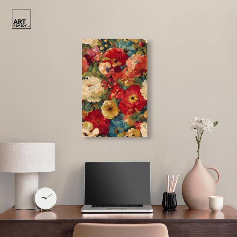 Garden Tapestries II Canvas by Art Remedy, Gallery Wrapped