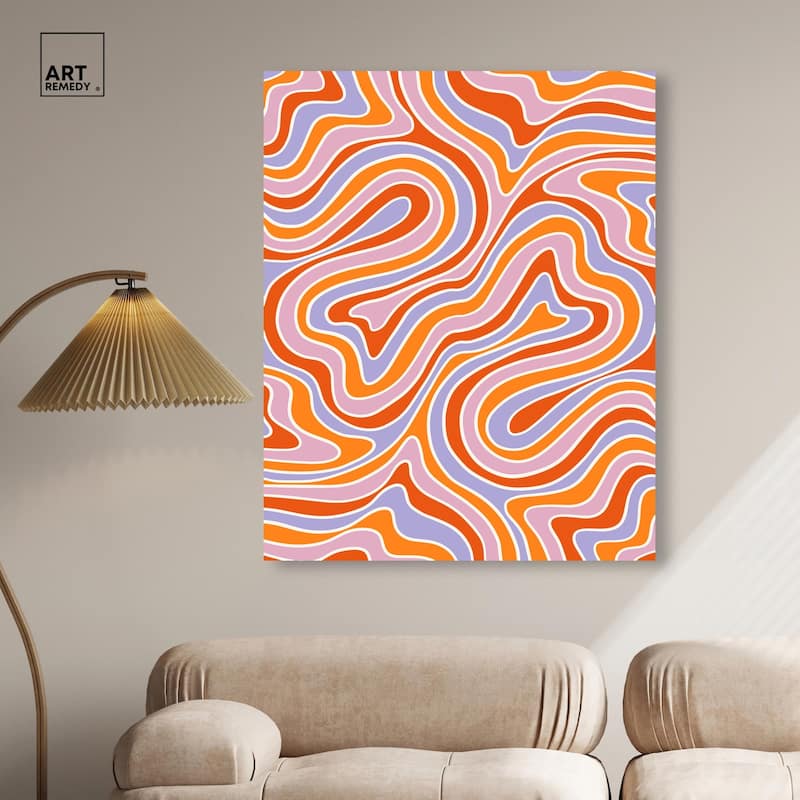 Bubble Gum Retro I Canvas by Art Remedy, Gallery Wrapped