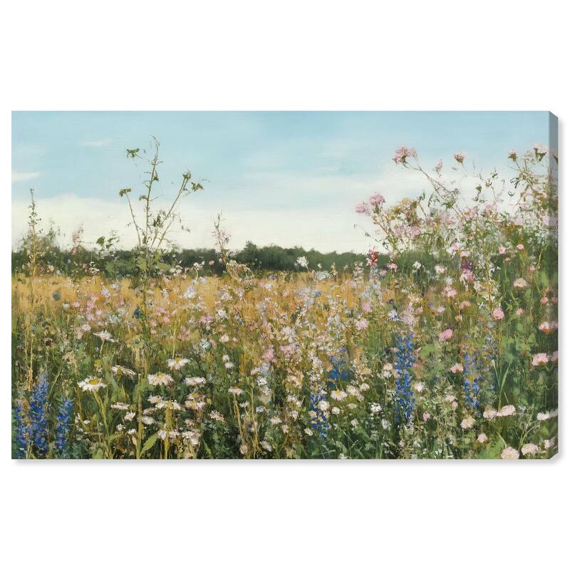 Glimmering Glade Garden II Canvas by Art Remedy, Gallery Wrapped - 15" x 10"