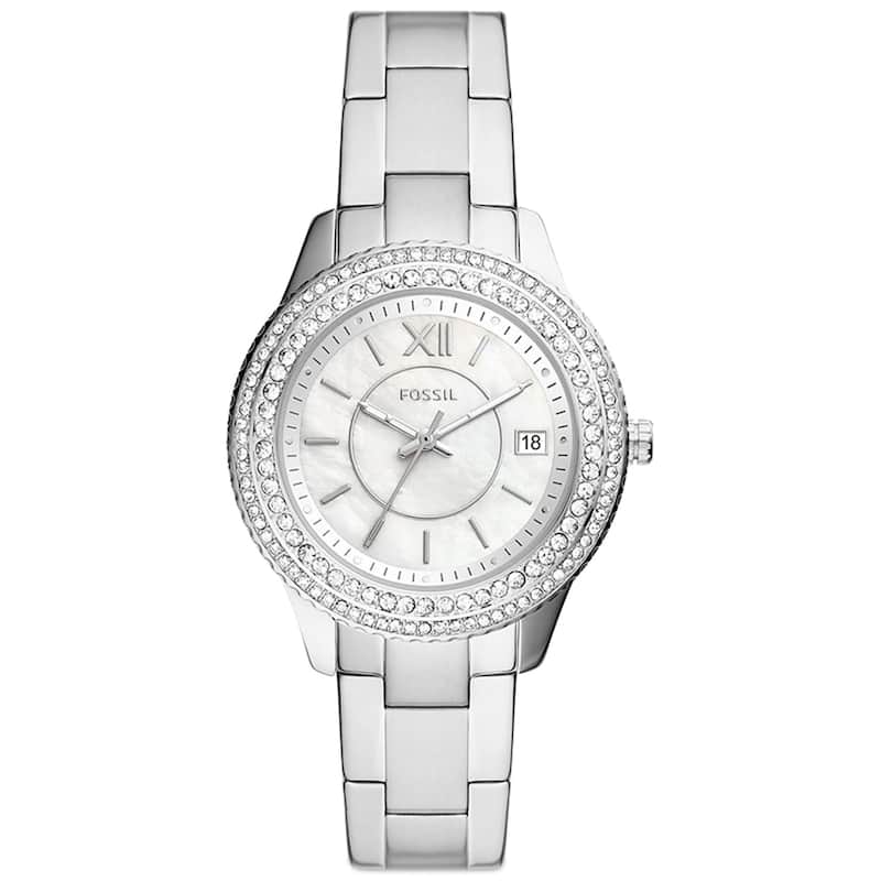 Fossil Women's Stella Silver Dial Watch - ES5130 - 6 (36)