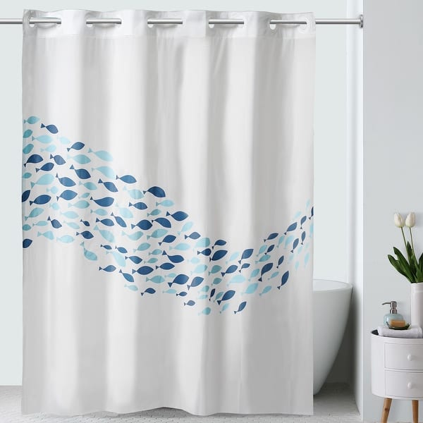 SALE Fish Shower Curtain Hooks (12) Hooks (3) Difference Fishes Cute Fish