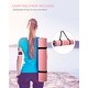 preview thumbnail 12 of 33, TPE Yoga Mat Non Slip Women and Men Pilates Mat with Carrying Strap Pink