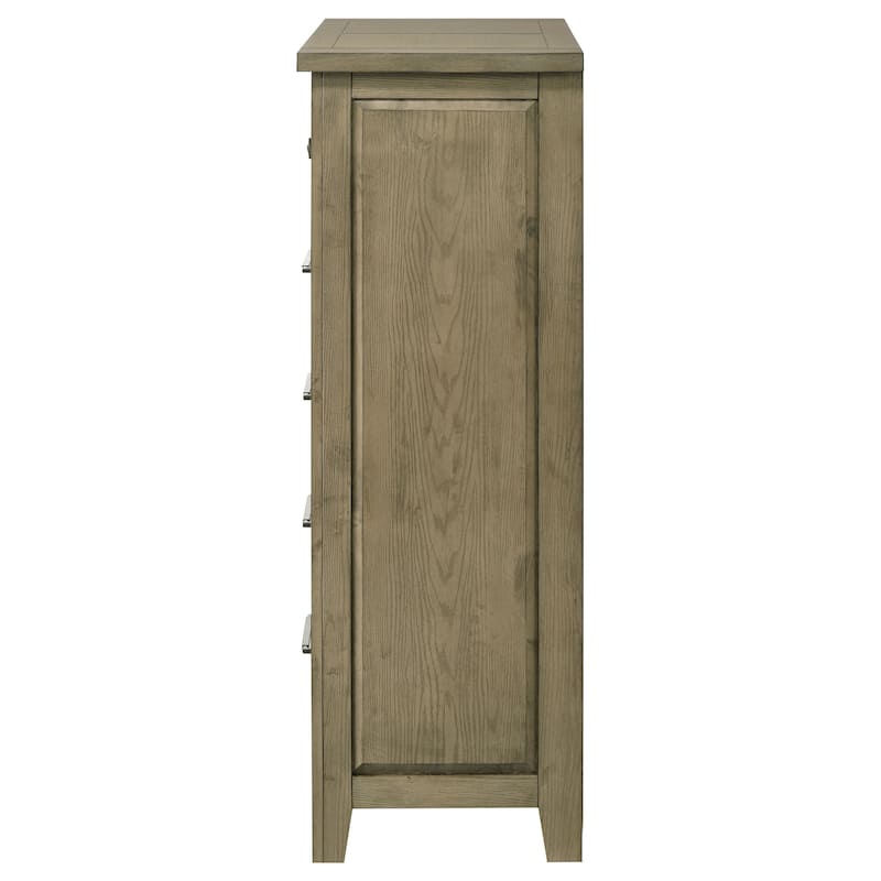 Hazlewood 5-drawer Bedroom Chest of Drawers Vineyard Oak