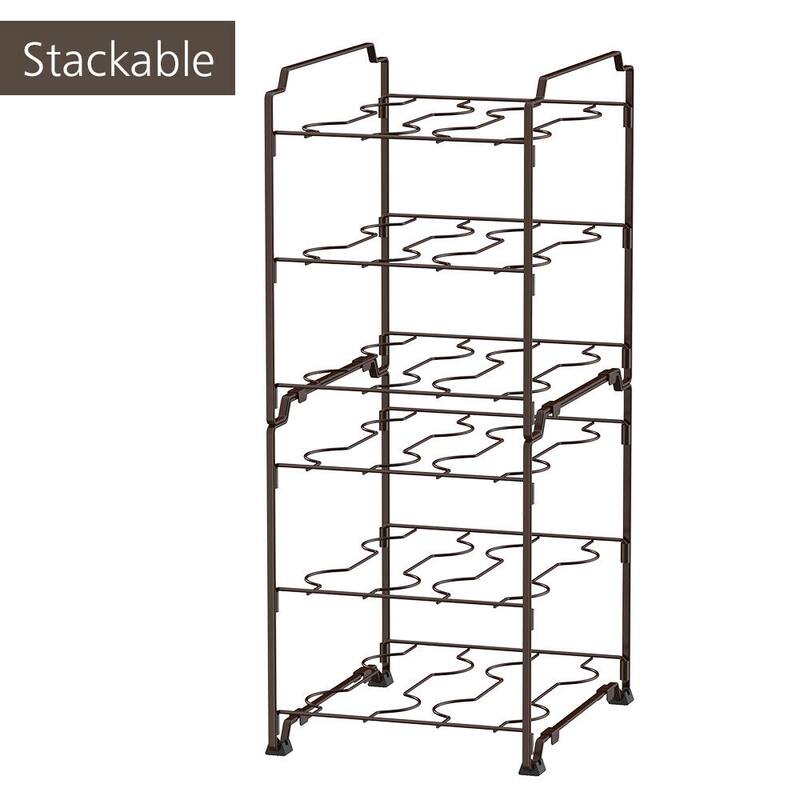 2 Pack Kitchen Wrap Organizer Rack