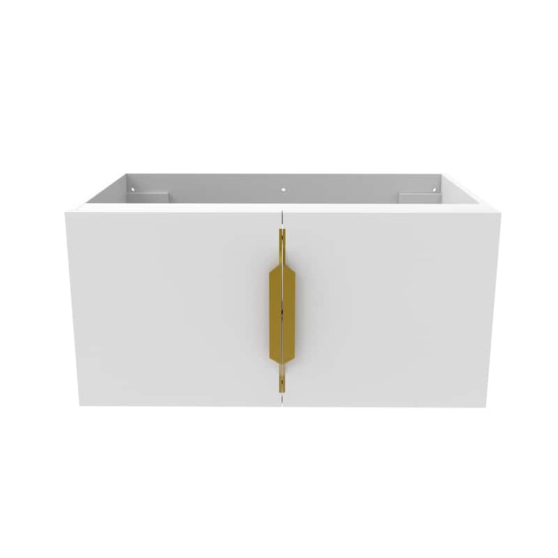 Alpine 30" Wall Mounted Bathroom Vanity (Base Only)