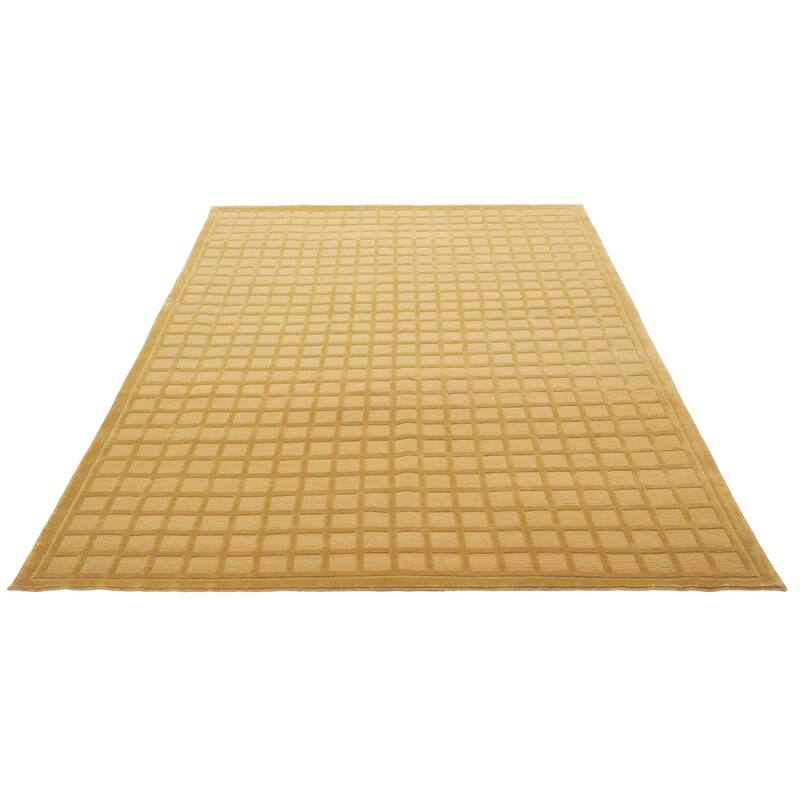 ECARPETGALLERY Hand-knotted Kathmandu Olive Wool Rug - 10'0 x 14'0