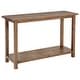 preview thumbnail 1 of 19, Payne Wood Entryway Sofa Console Table - 47.25'' x 15.00'' x 30.25'' Distressed Brown