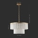 preview thumbnail 6 of 4, SAFAVIEH Couture Kiandra Marble 2-Tier Chandelier - 19.75" W x 19.75" D x 18.25 / 66.25" H