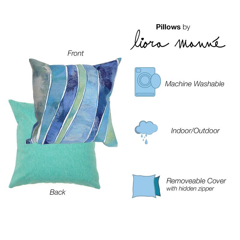 Rolling Wave Pillow (12 x 20)