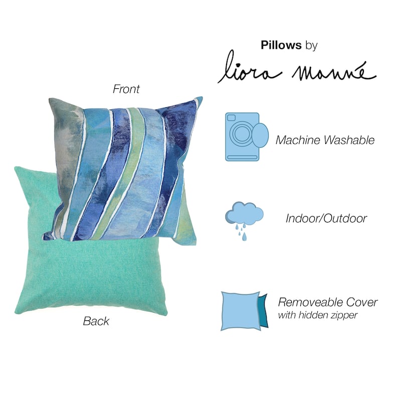 Rolling Wave Pillow (20 x 20)