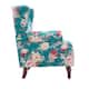 Upholstered Nailhead Trim Armchair Wingback Accent Chairs Set of 2