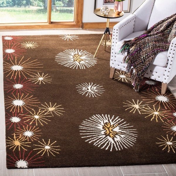 Shop Safavieh Handmade Soho Estibaliz Starbursts N Z Wool Rug Overstock 5309885