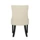 preview thumbnail 35 of 70, Cheney Contemporary Tufted Dining Chairs (Set of 2) by Christopher Knight Home - 21.50" L x 25.00" W x 36.00" H