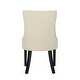 preview thumbnail 8 of 21, Hayden Modern Tufted Fabric Dining Chairs (Set of 4) by Christopher Knight Home