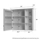 preview thumbnail 74 of 95, Modern Surface Mount Solid Wood Framed Medicine Cabinet With Mirror and Shelves