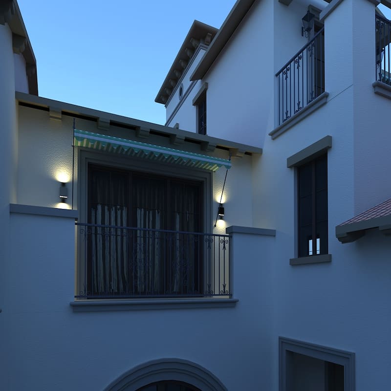 Outdoor Wall Light LED Lamp Sconce Lantern 6W 360Lm