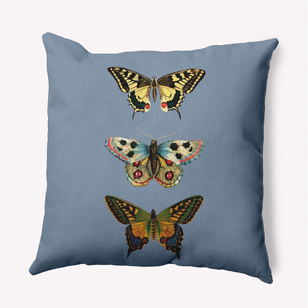 Butterflies Polyester Indoor Pillow