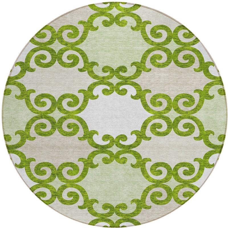 HomeRoots Trellis Transitional Rectangle Outdoor Rug
