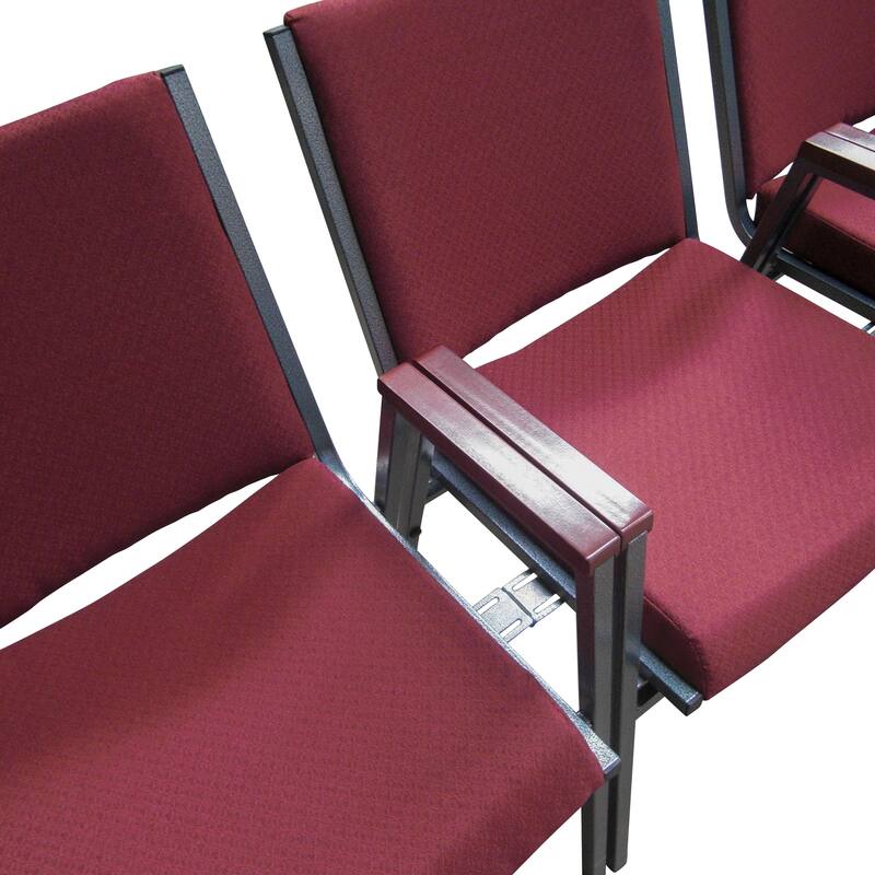 Big & Tall 1000 lb. Rated Fabric Stack Chair - 23.5"D x 24.25"W x 31.25"H