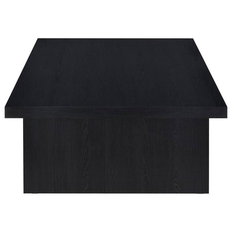 Caroline Black Rectangular Engineered Laminate Coffee Table